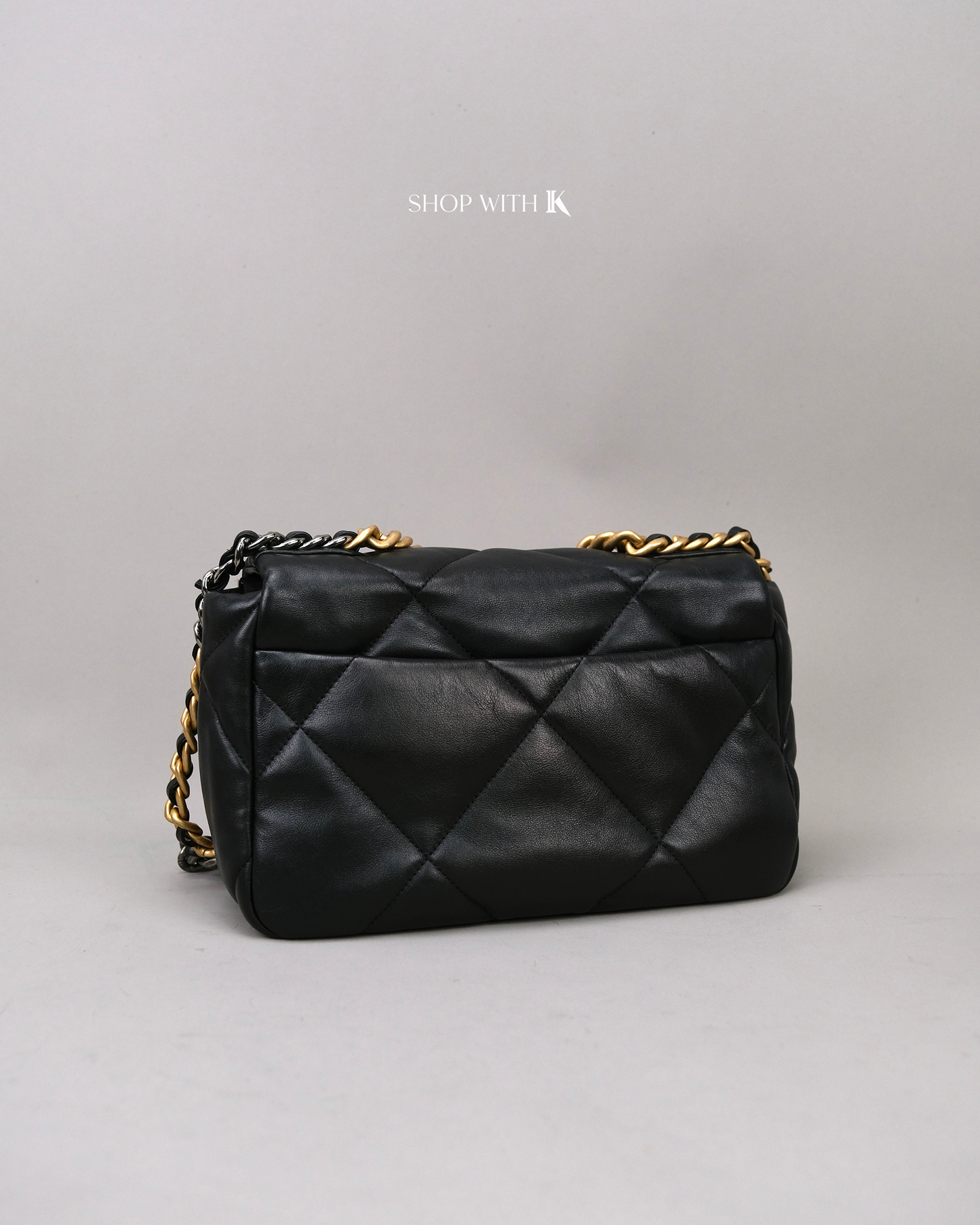 Chanel 19 Small Black GHW