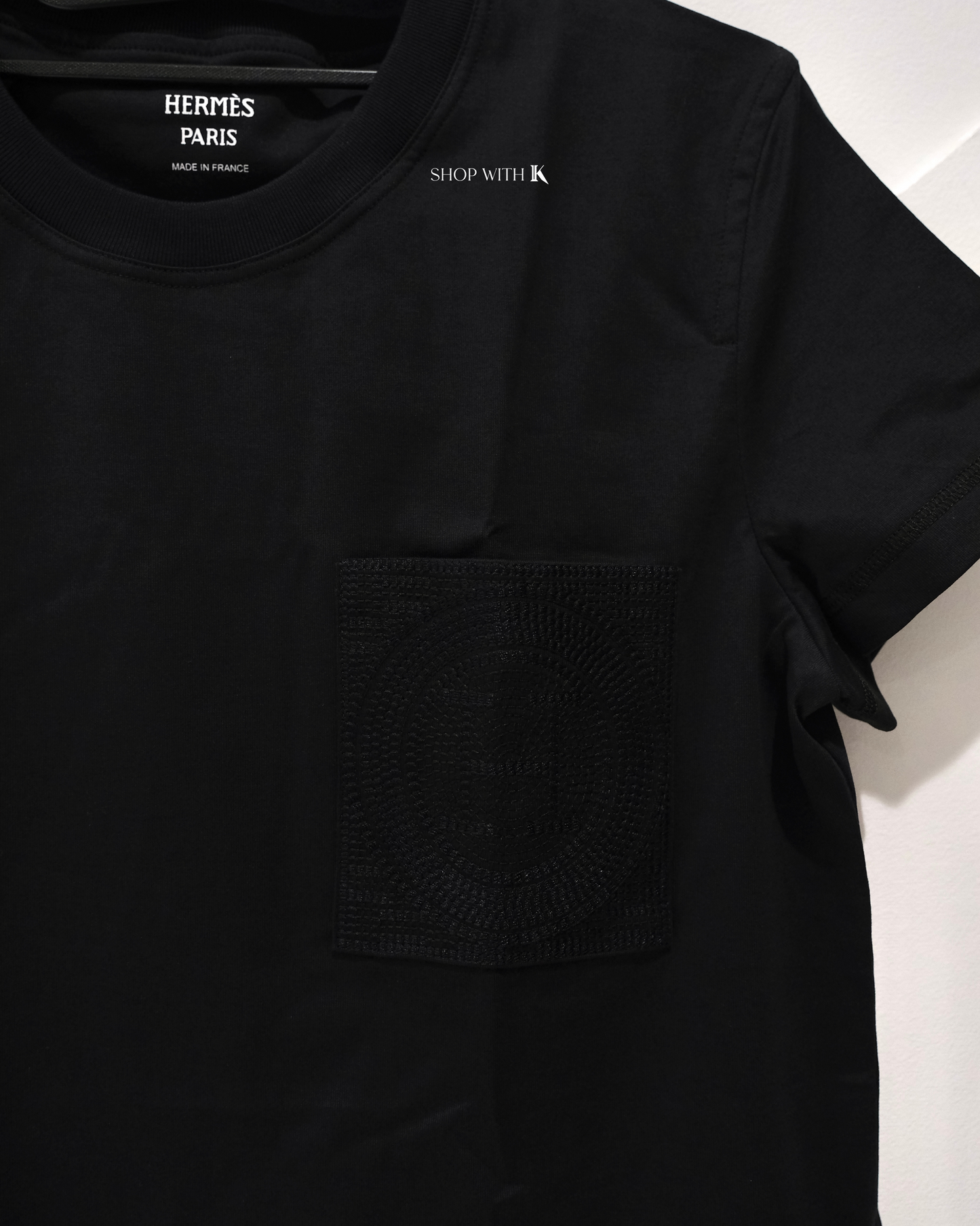 Hermes Embroidered Pocket T-shirt