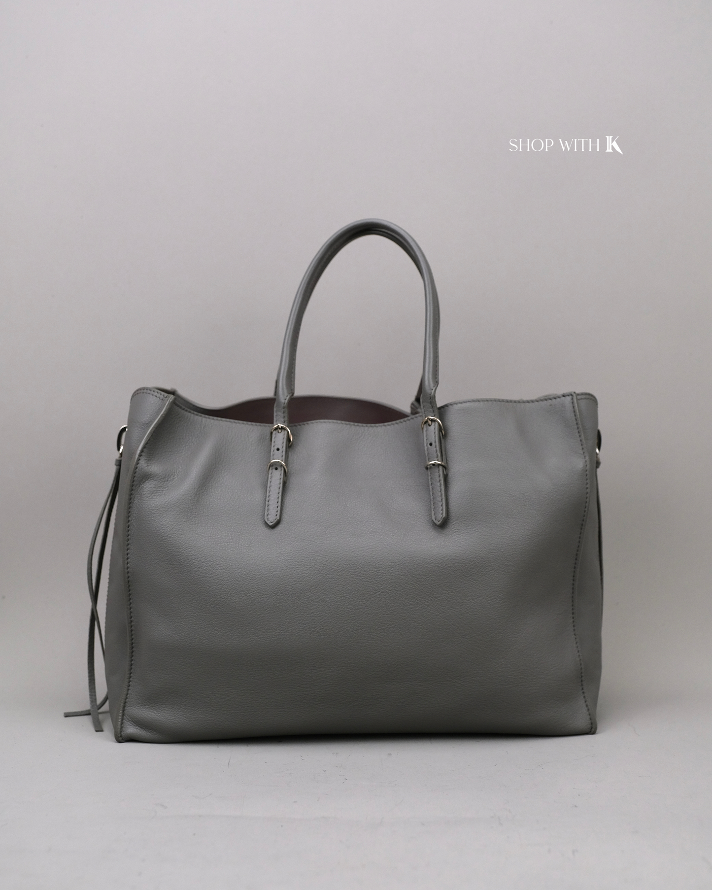 Balenciaga Papier Tote Gray