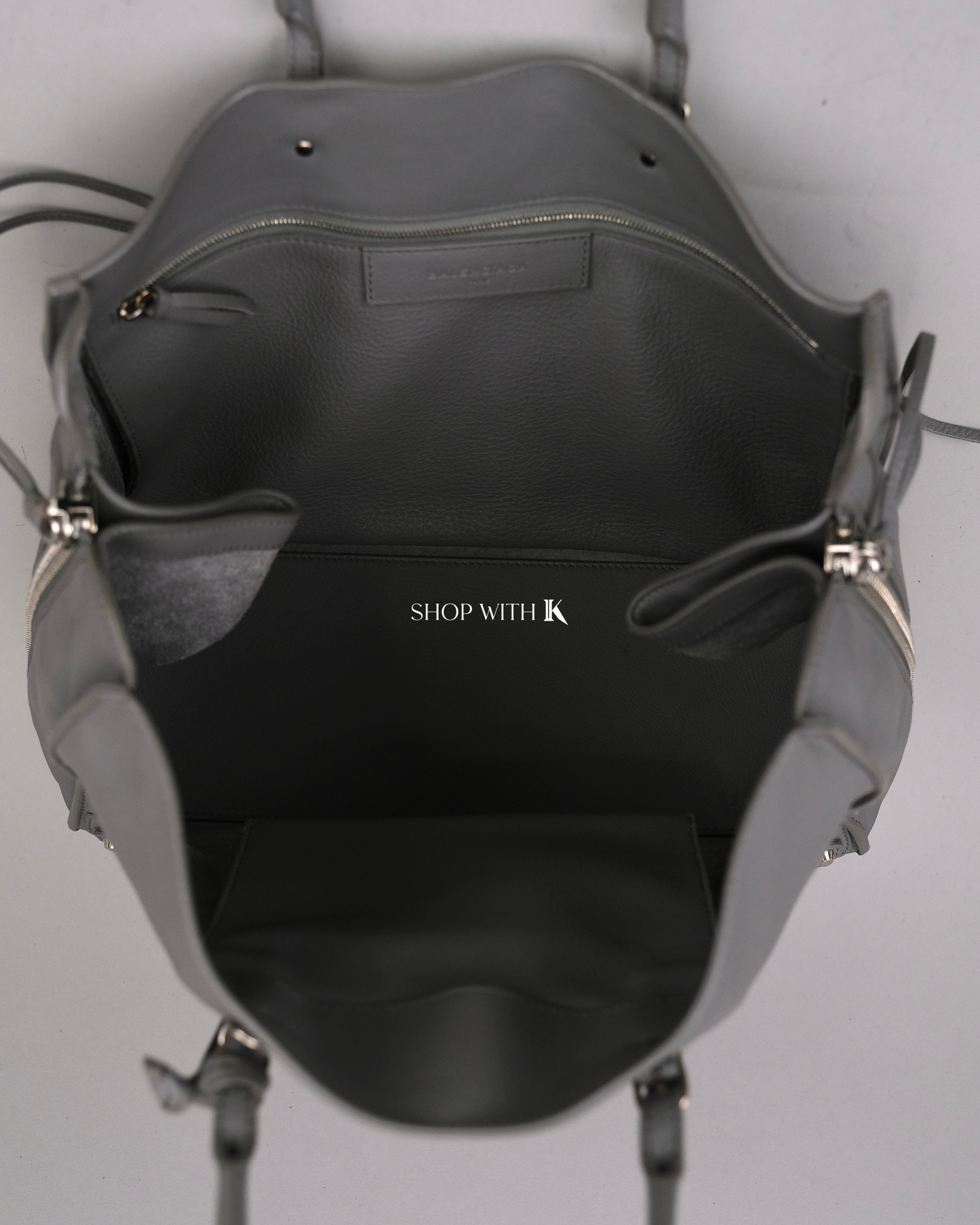 Balenciaga Papier Tote Gray