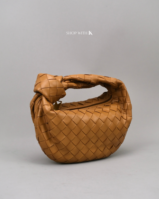 Bottega Veneta Mini Jodie Caramel