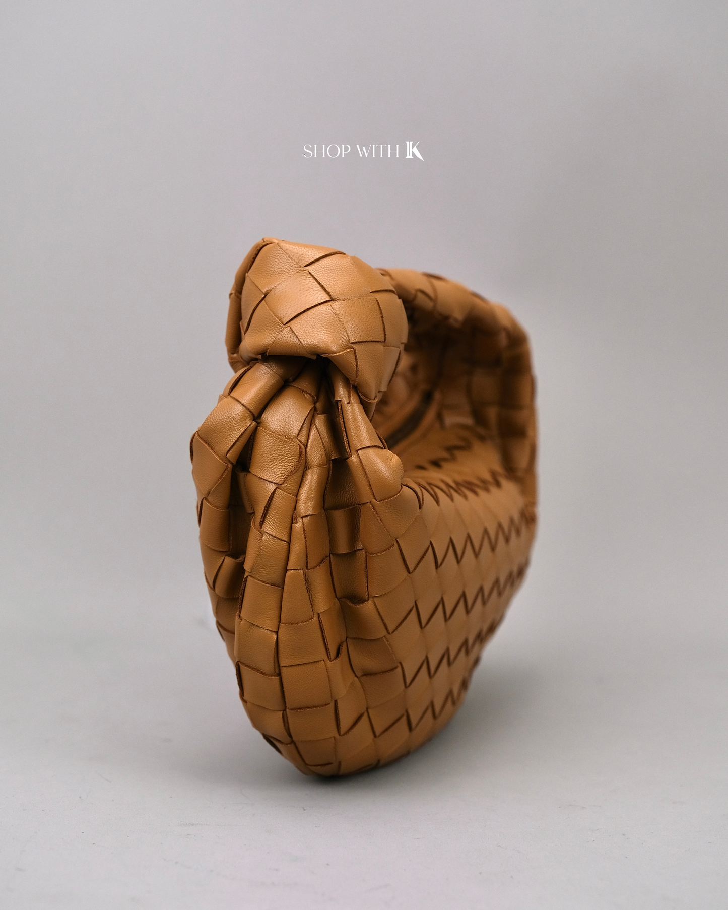 Bottega Veneta Mini Jodie Caramel