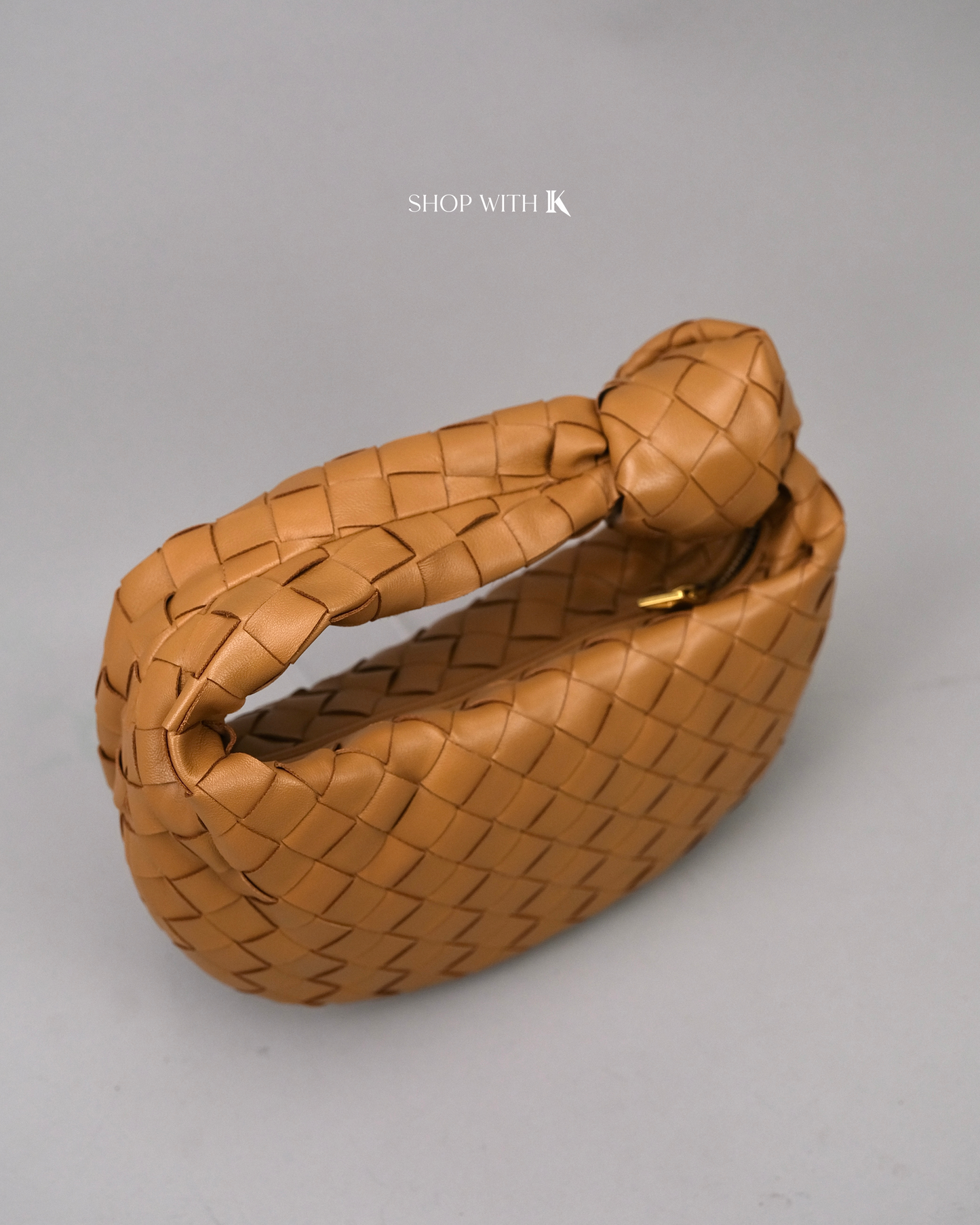 Bottega Veneta Mini Jodie Caramel