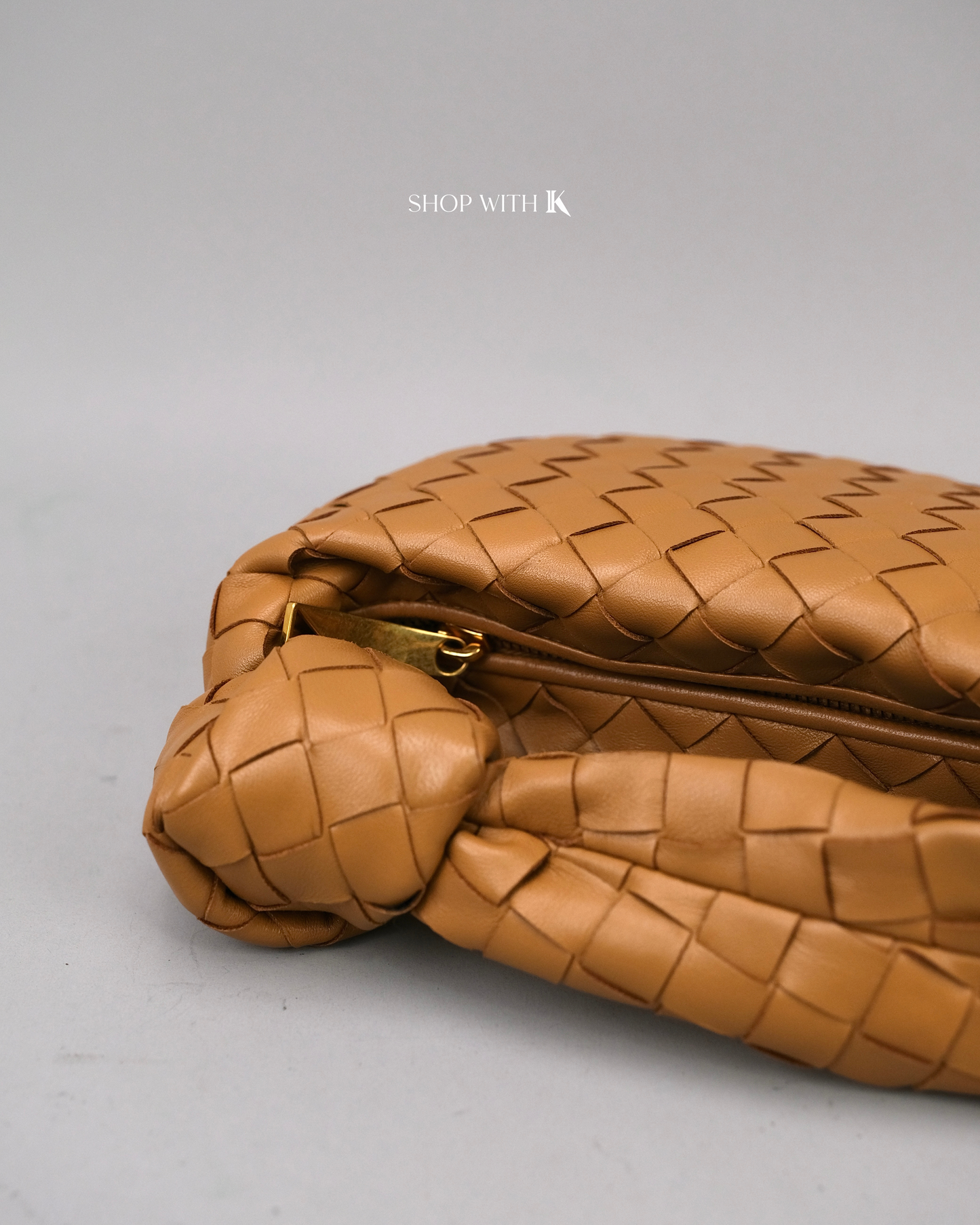 Bottega Veneta Mini Jodie Caramel
