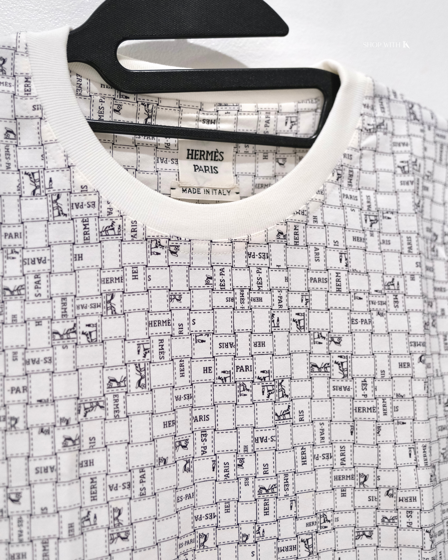Hermes Bolduc Au Carre Micro T-shirt