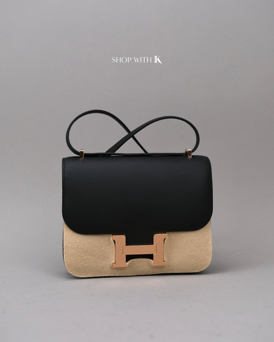 Hermes Constance 18 Noir RGHW