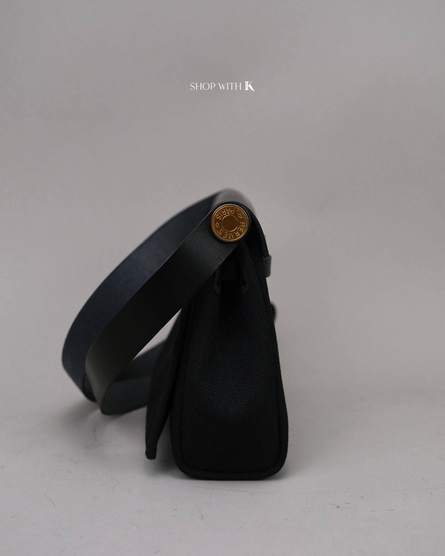 Hermes Mini Herbag Zip 20 Noir