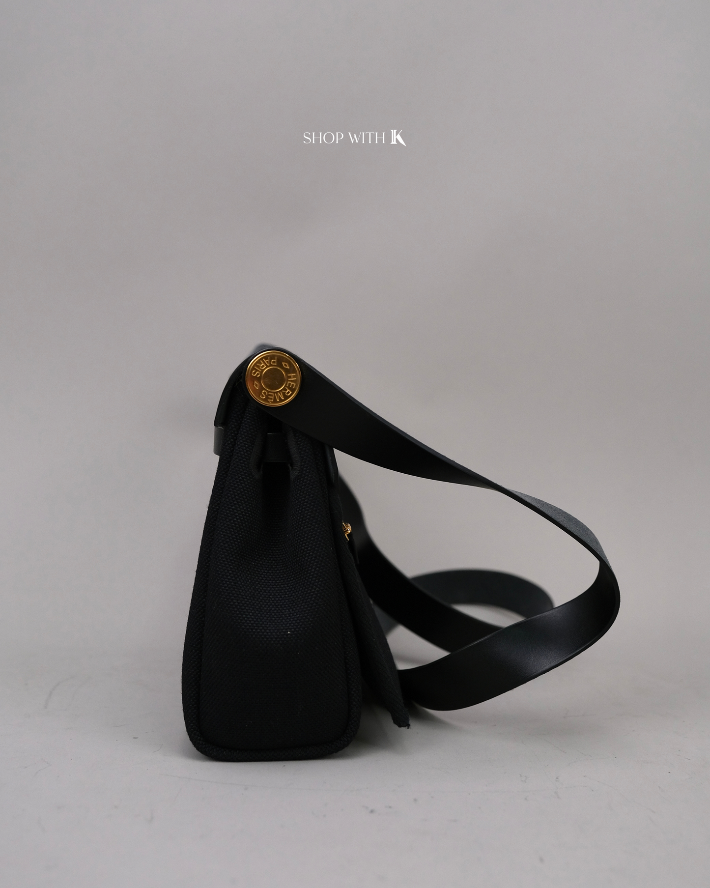 Hermes Mini Herbag Zip 20 Noir