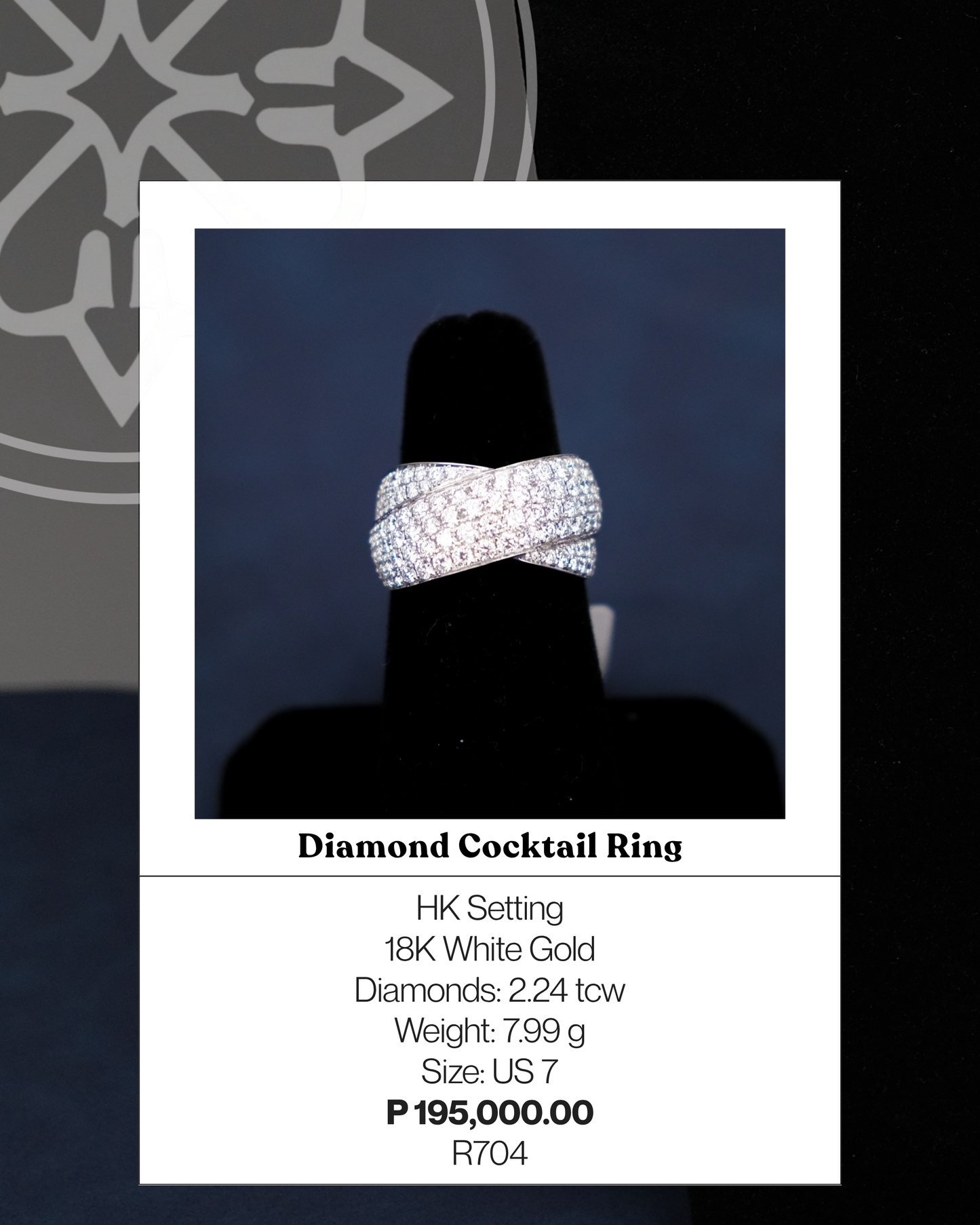 Diamond Cocktail Ring