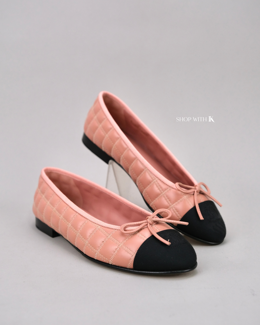 Chanel Ballet Flats Black/Pink