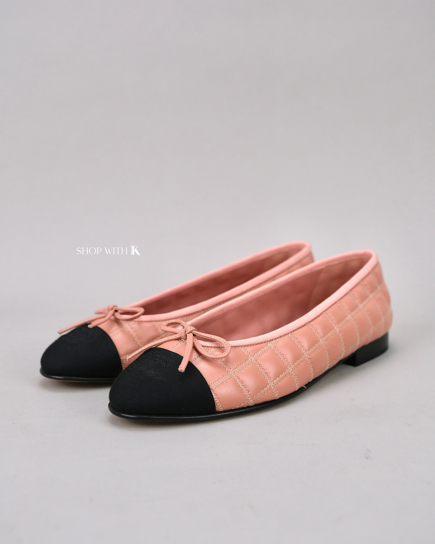 Chanel Ballet Flats Black/Pink