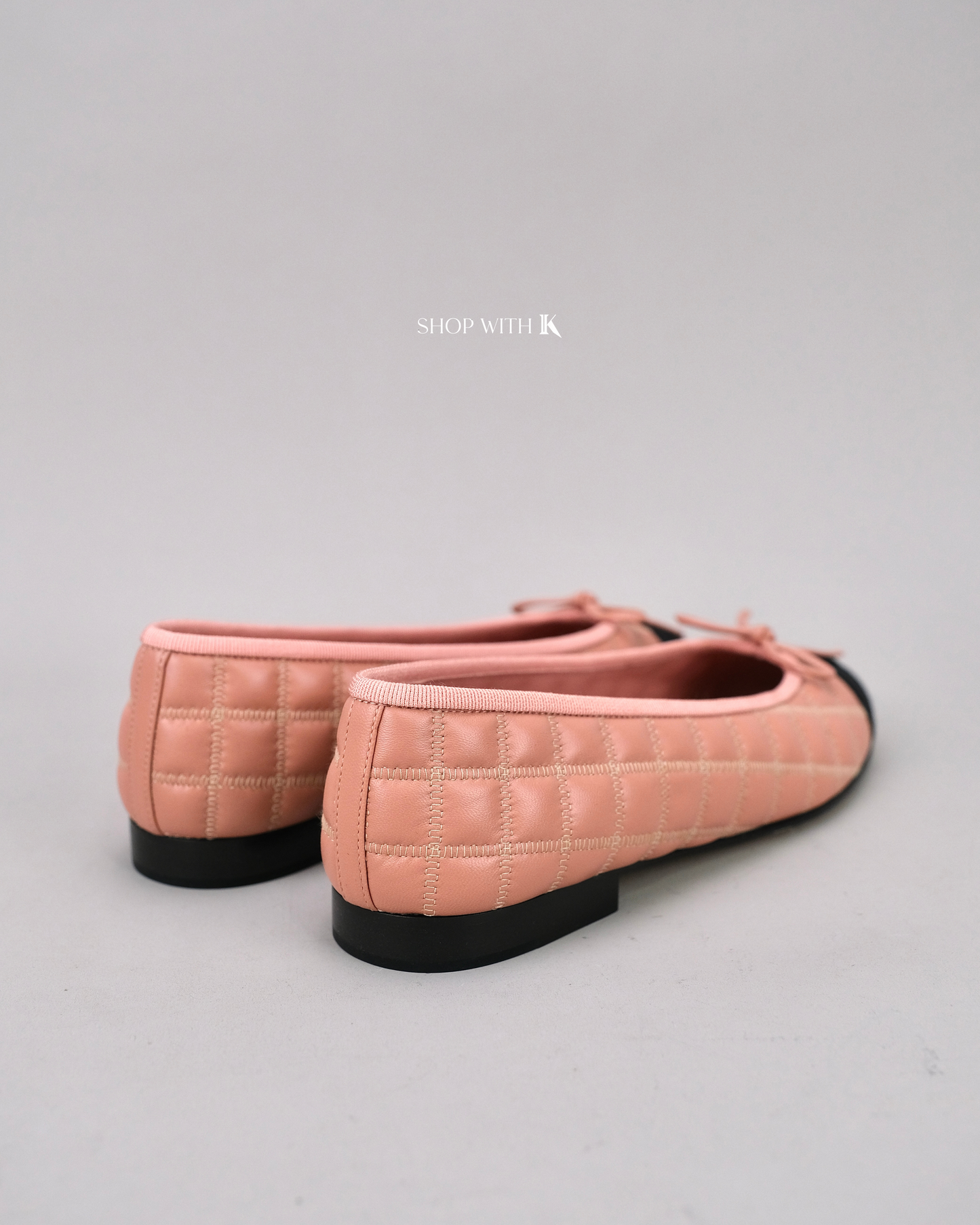 Chanel Ballet Flats Black/Pink