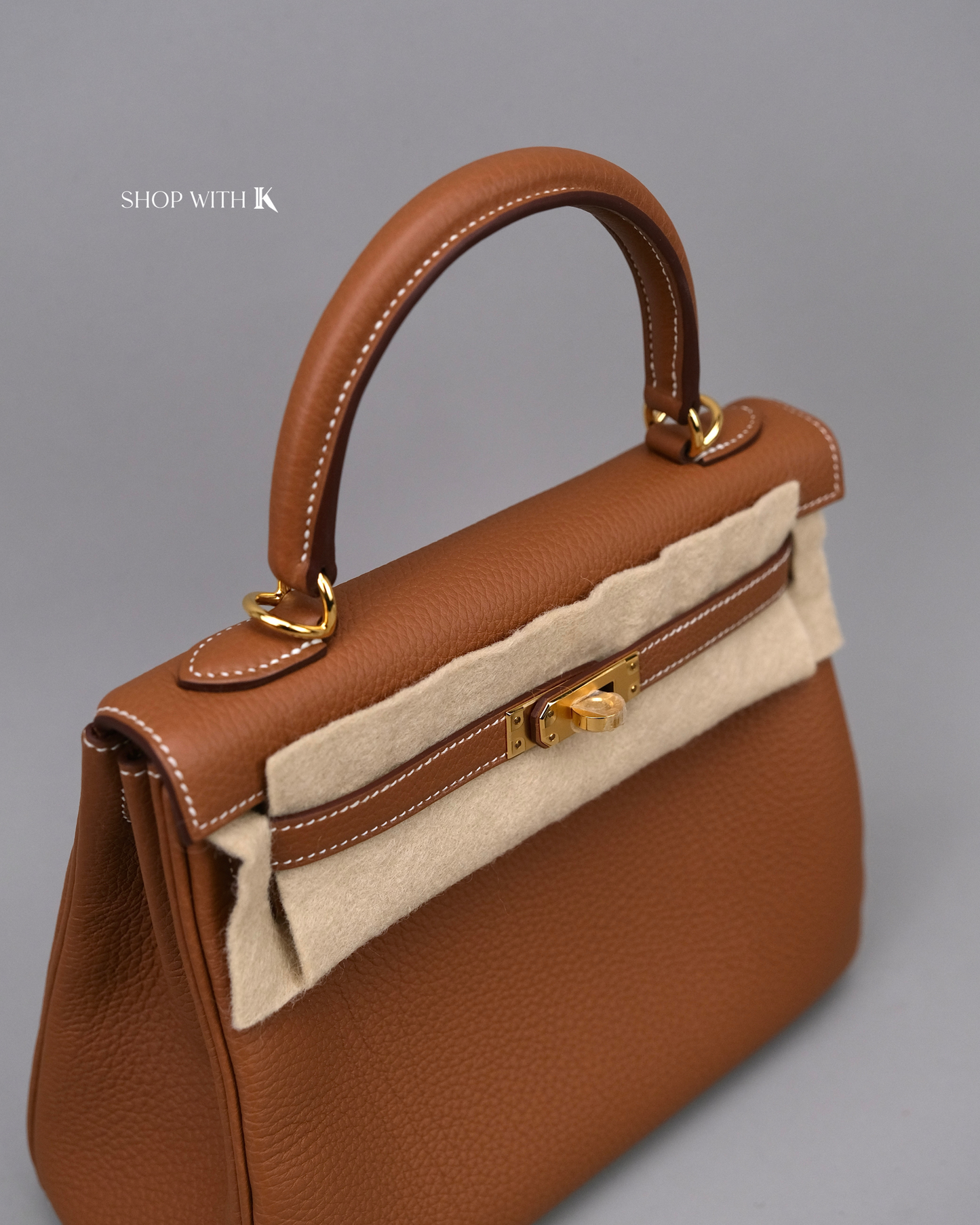 Hermes Kelly 25 Gold GHW