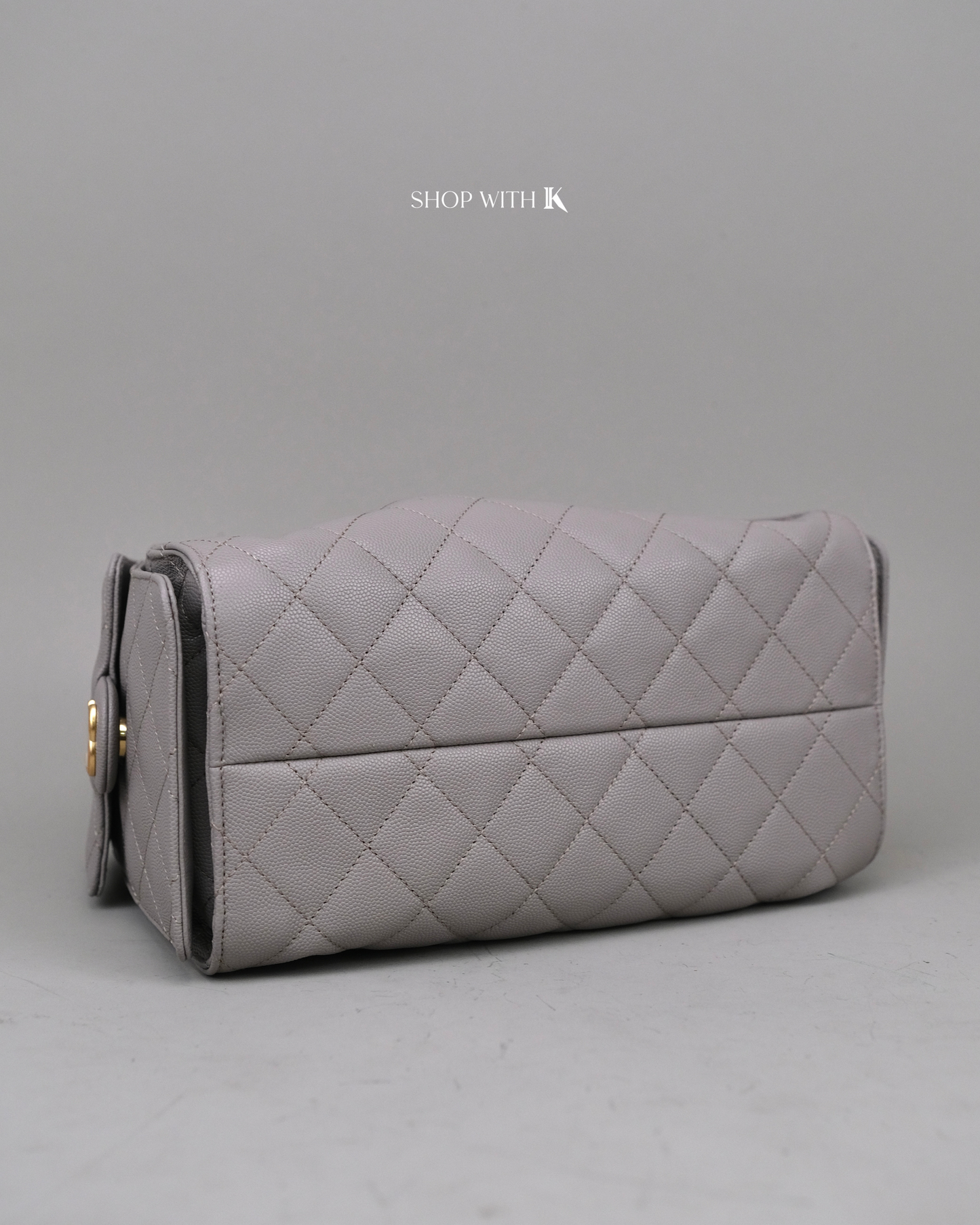 Chanel 25 Small Light Gray