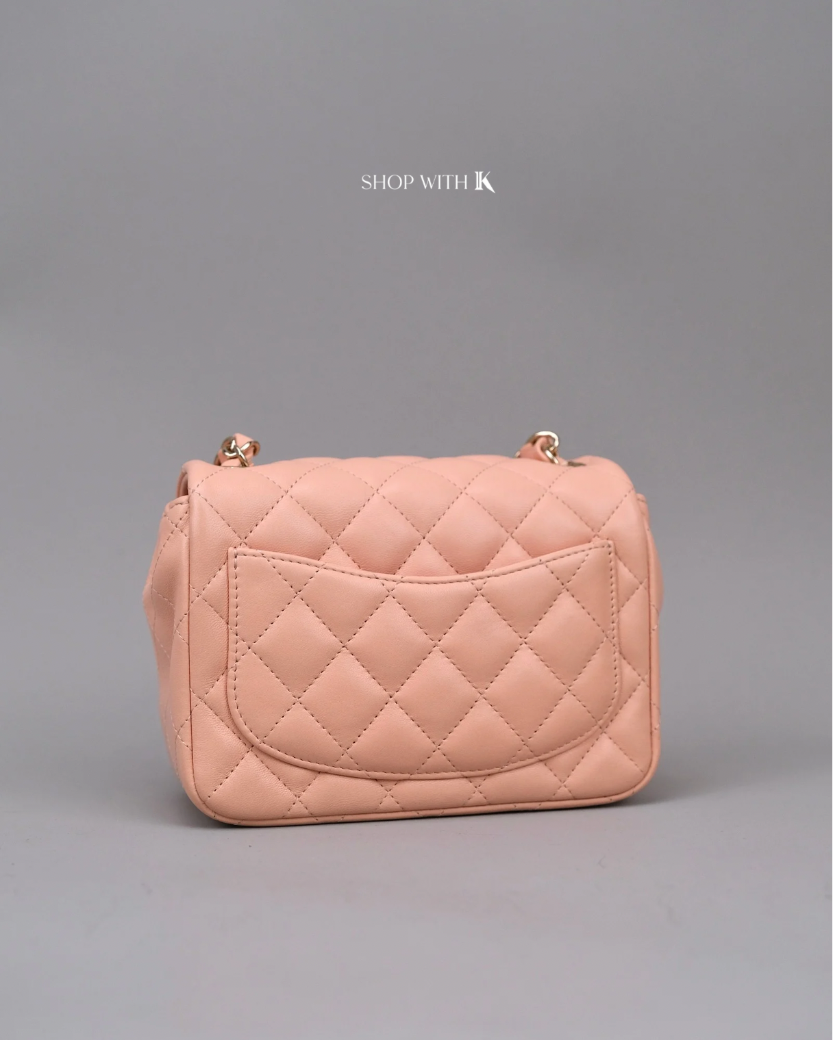 Chanel Mini Square Flap Light Pink