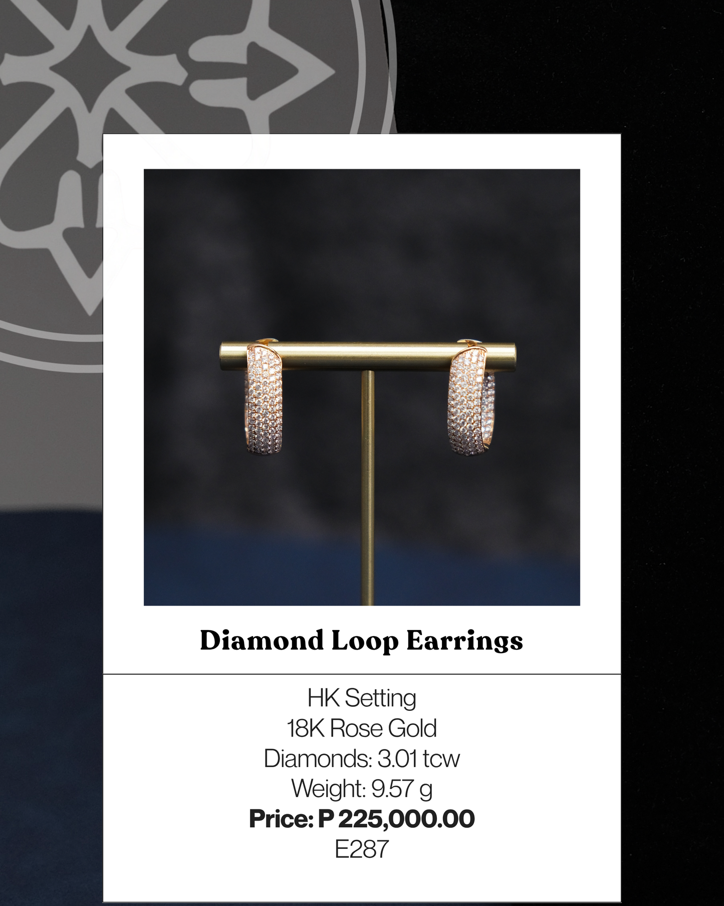 Loop Diamond Earrings