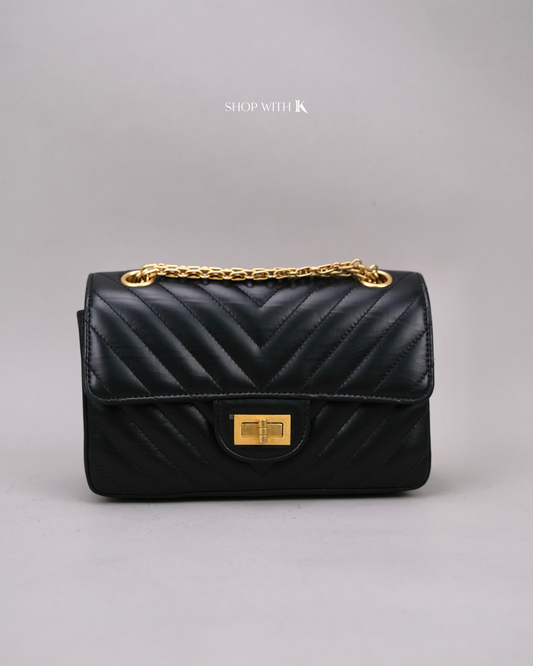 Chanel Reissue Chevron Black GHW