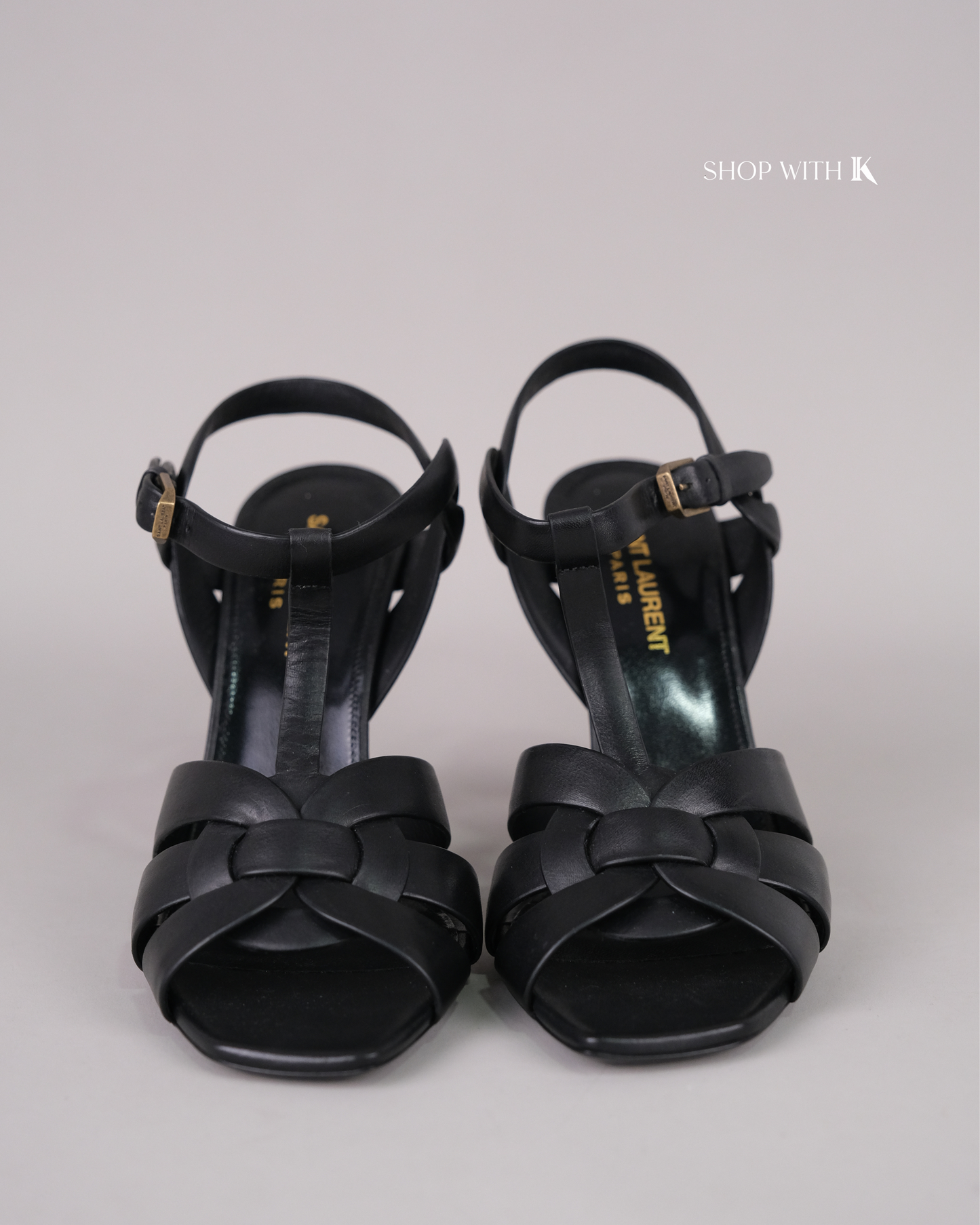 YSL Tributes Heels Black