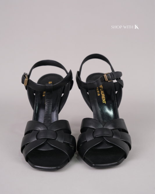 YSL Tributes Heels Black