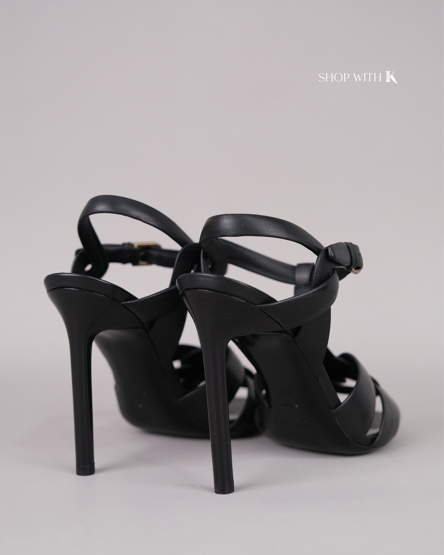 YSL Tributes Heels Black