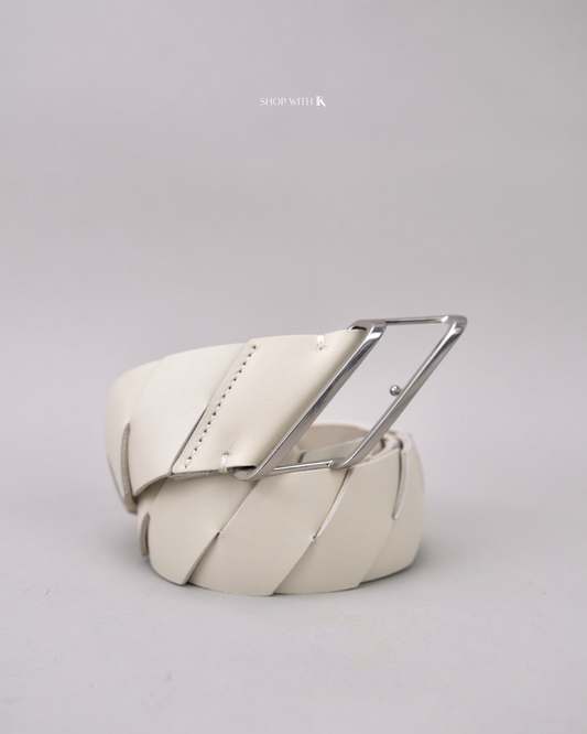 Bottega Veneta Belt White