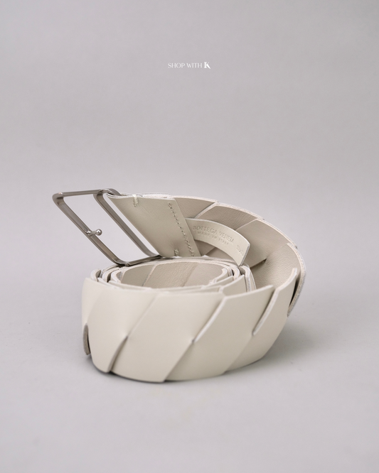 Bottega Veneta Belt White