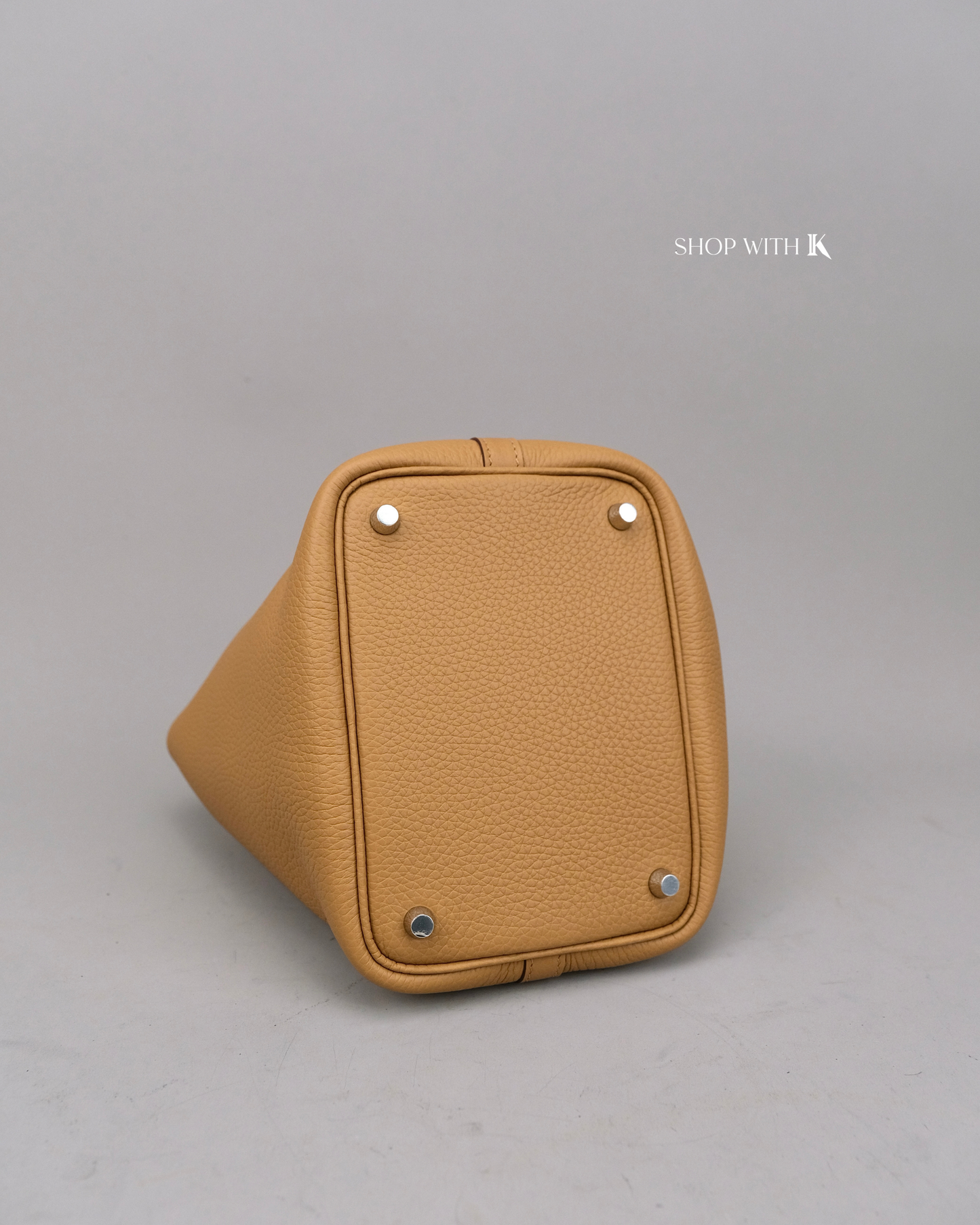 Hermes Picotin 18 Biscuit PHW