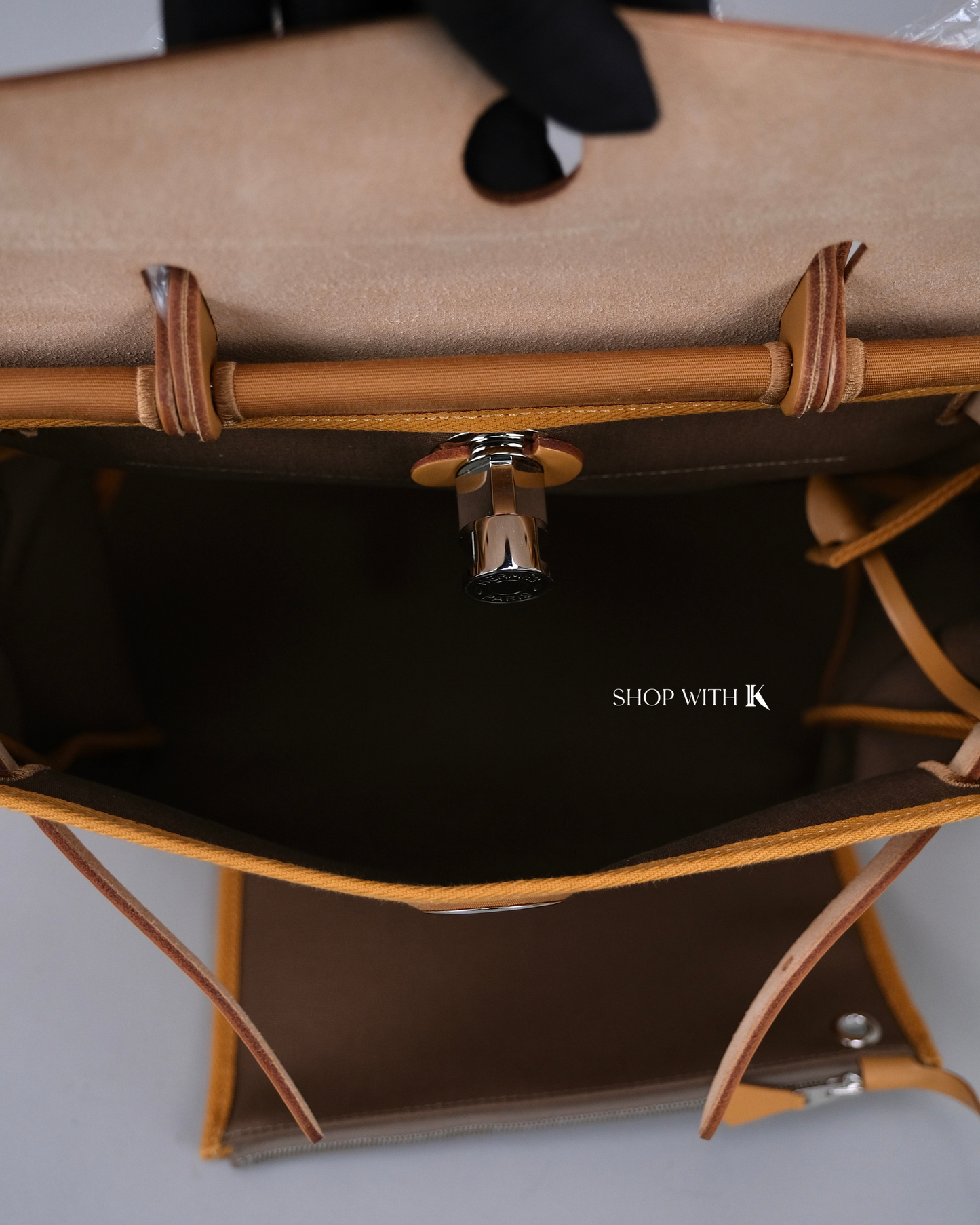 Hermes Herbag 31 Dune PHW