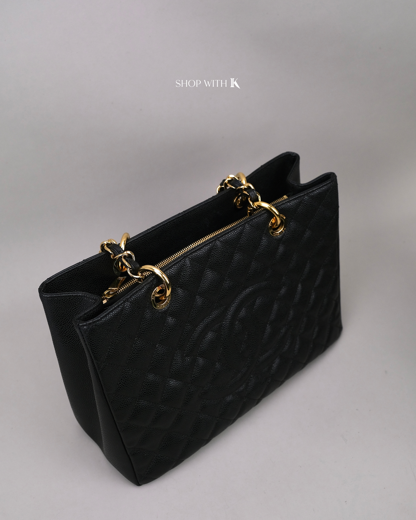 Chanel GST Black GHW