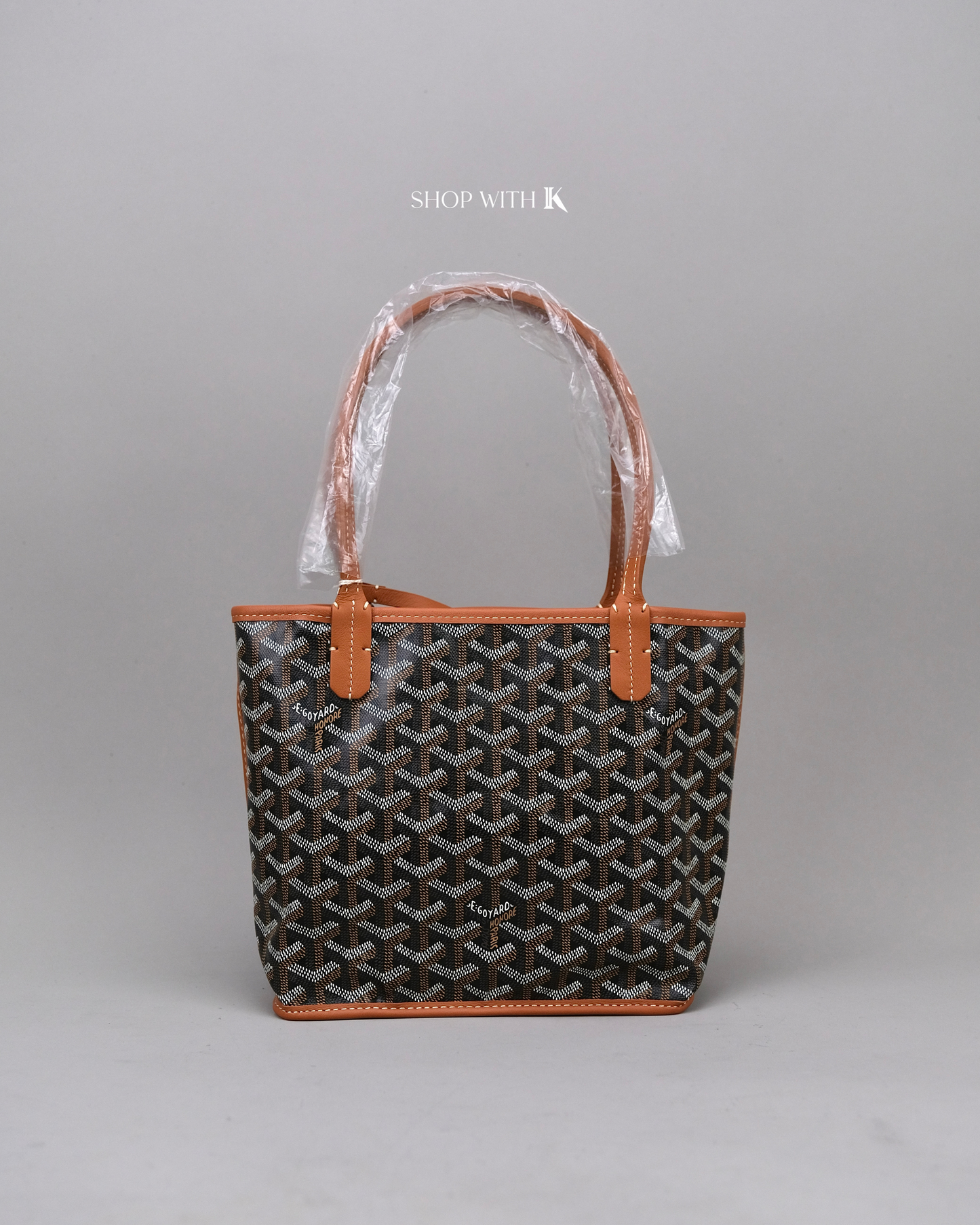 Goyard Mini Anjou Black/Tan