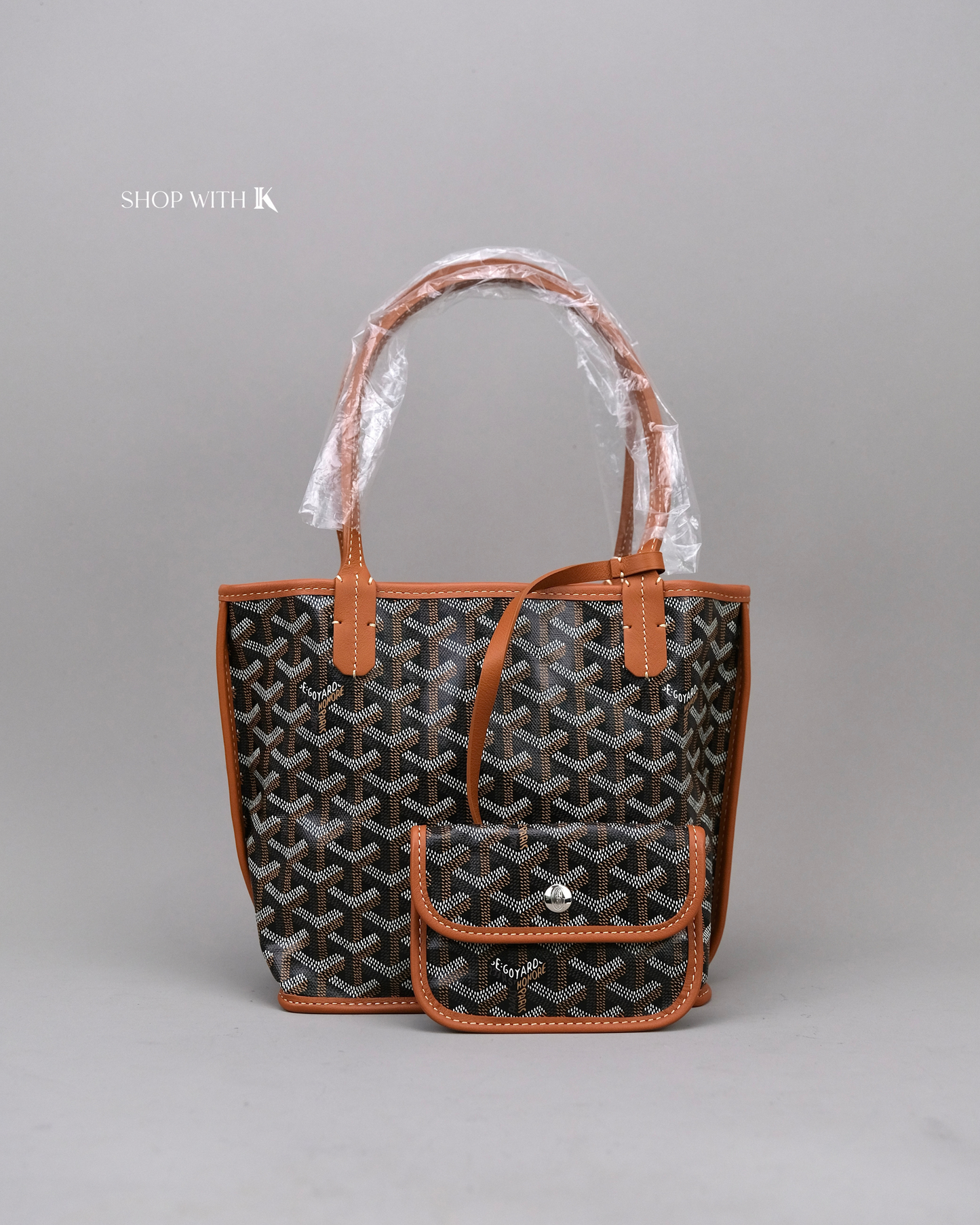 Goyard Mini Anjou Black/Tan