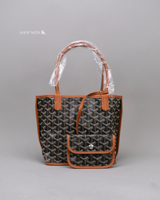 Goyard Mini Anjou Black/Tan
