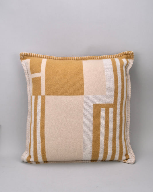 Hermes Ithaque Pillow Camel/Beige