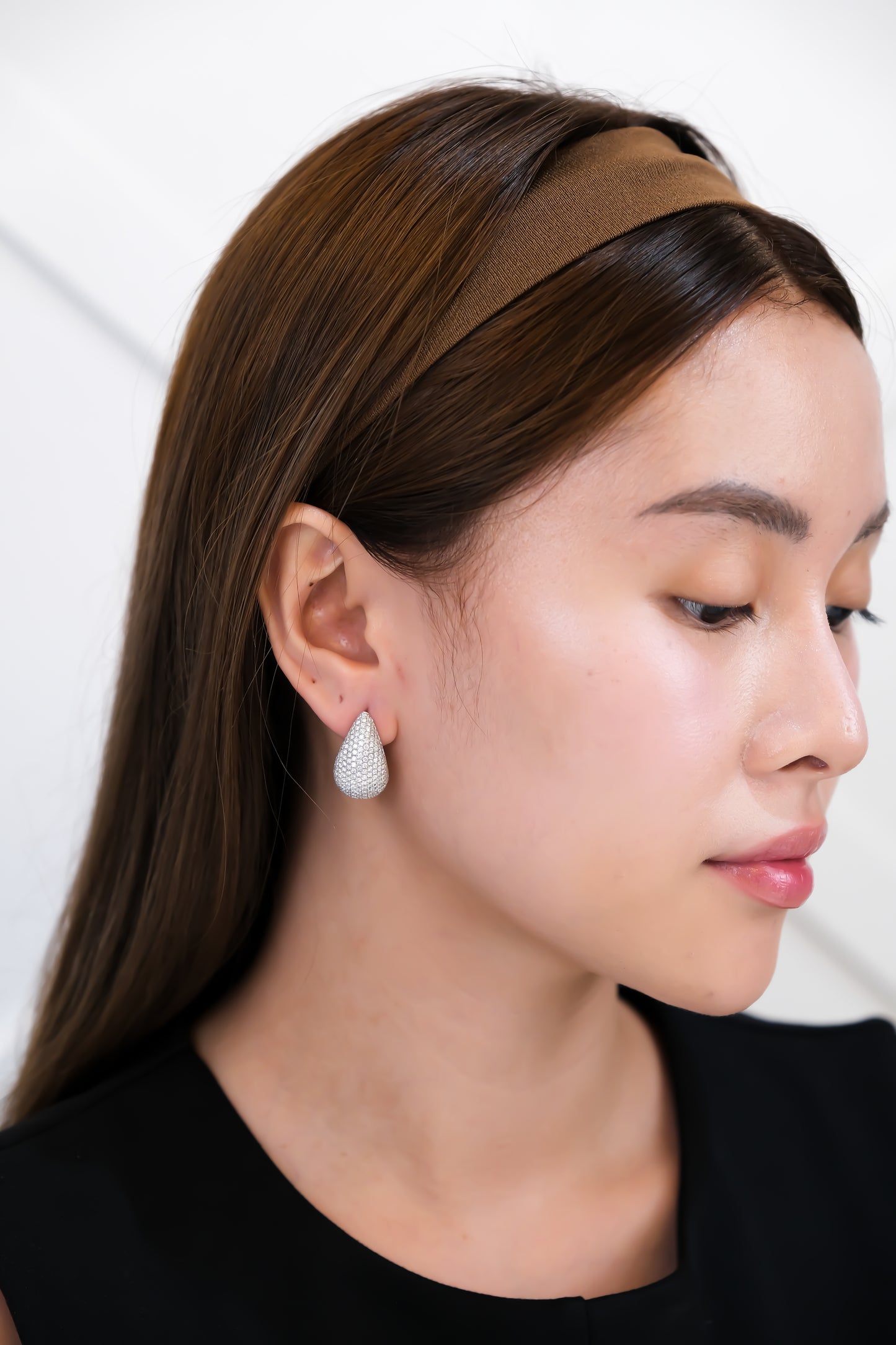 Teardrop Loop Earrings