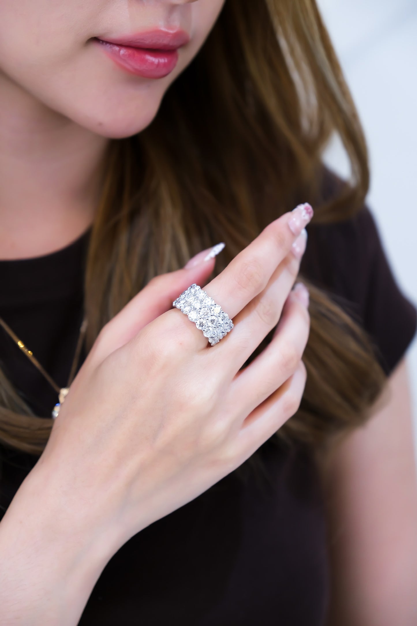 Three Layer Cocktail Ring