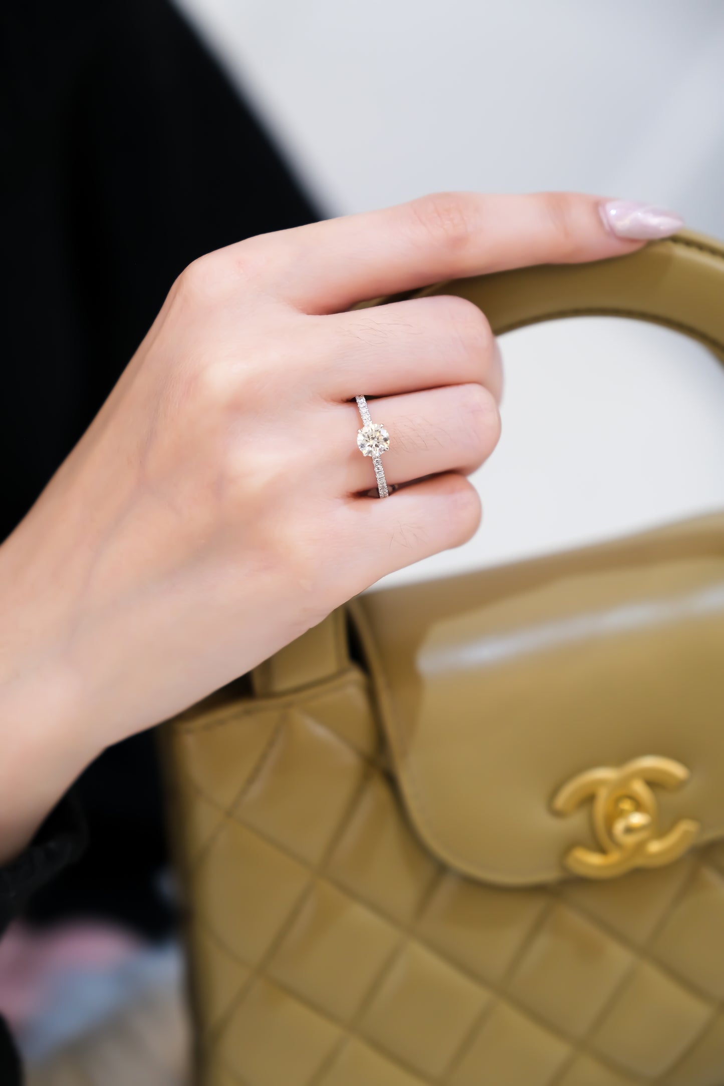 .90ct Round Diamond Ring