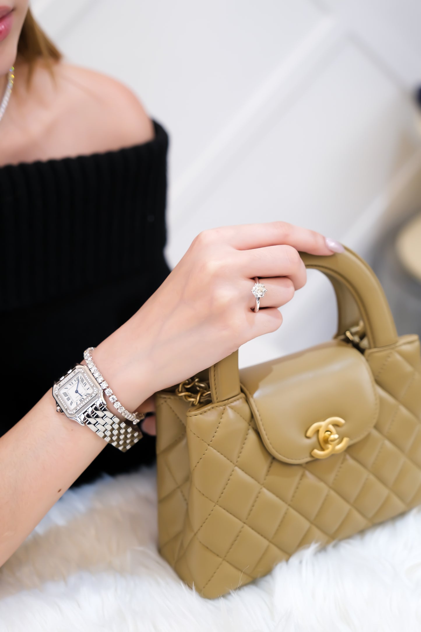 3ct Round Diamond Ring w/ GIA