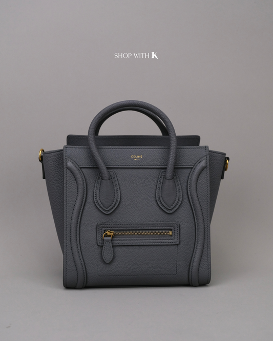 Celine Nano Luggage Gray