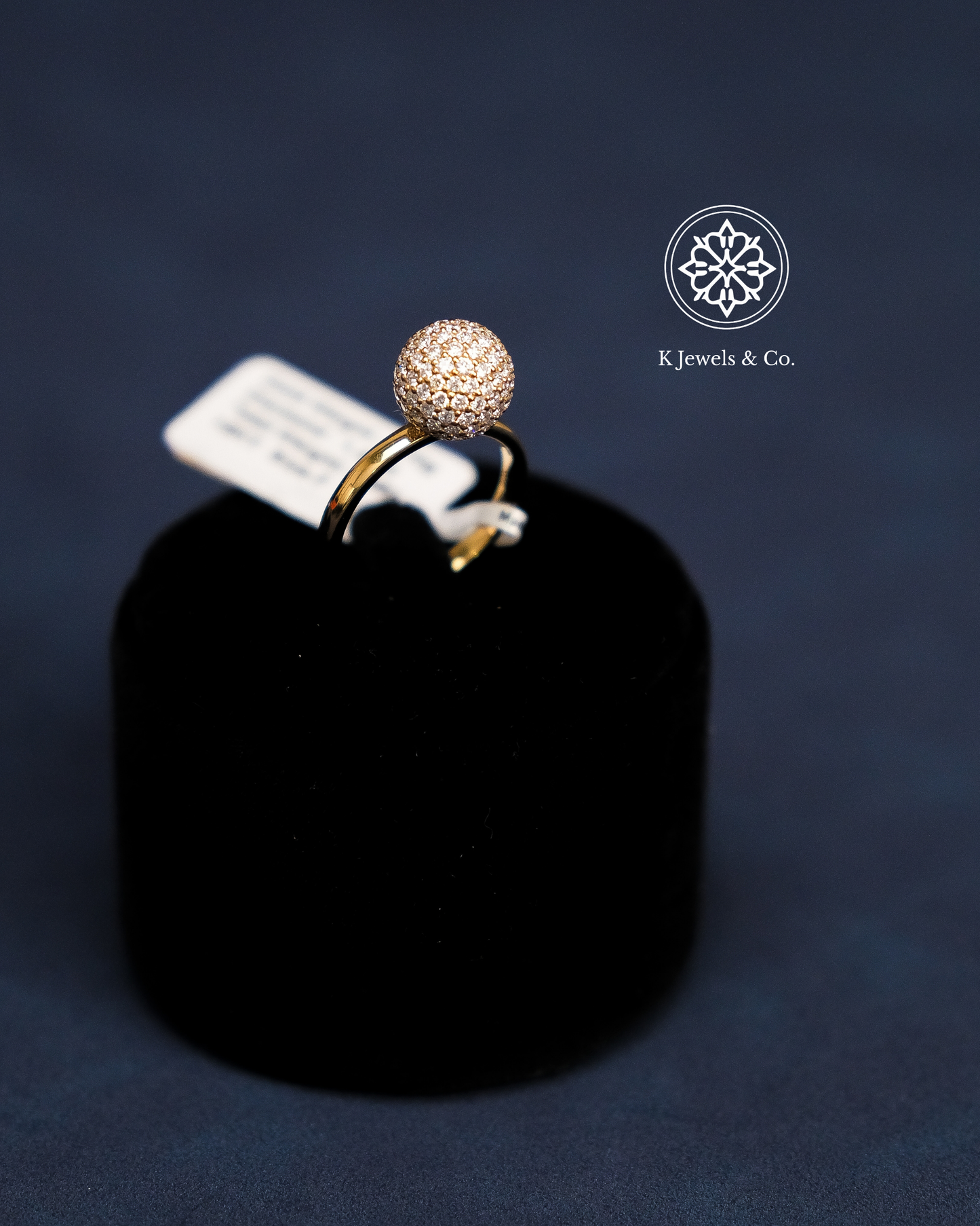 Globe Diamond Set in Yellow Gold