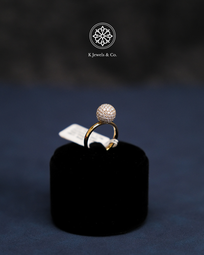 Globe Diamond Set in Yellow Gold