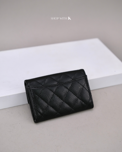 Chanel Classic Small Flap Cardcase Black GHW