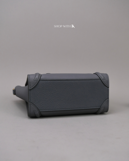 Celine Nano Luggage Gray