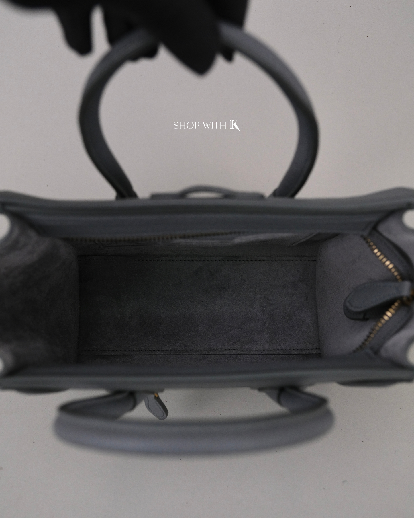 Celine Nano Luggage Gray