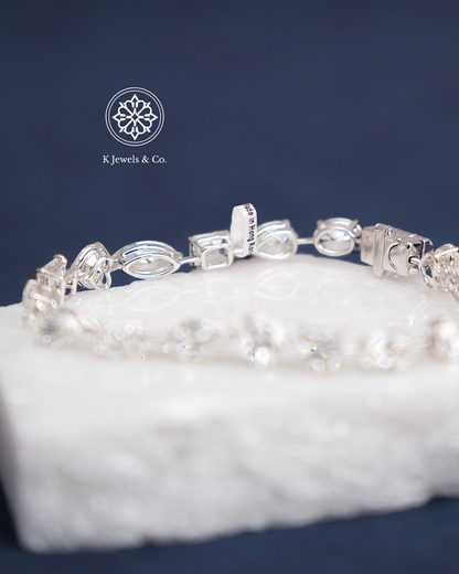 Multishape Diamond Bracelet w/ GIA