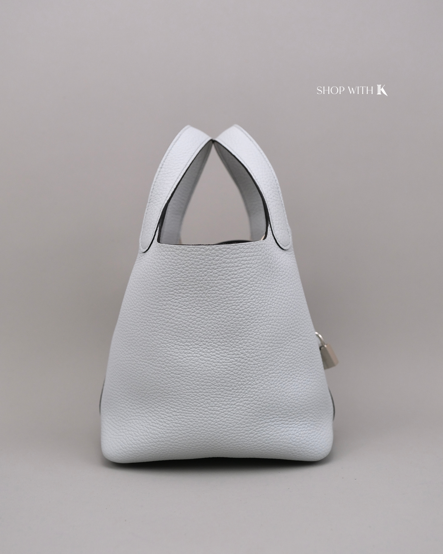 Hermes Picotin 18 Bleu Pale PHW