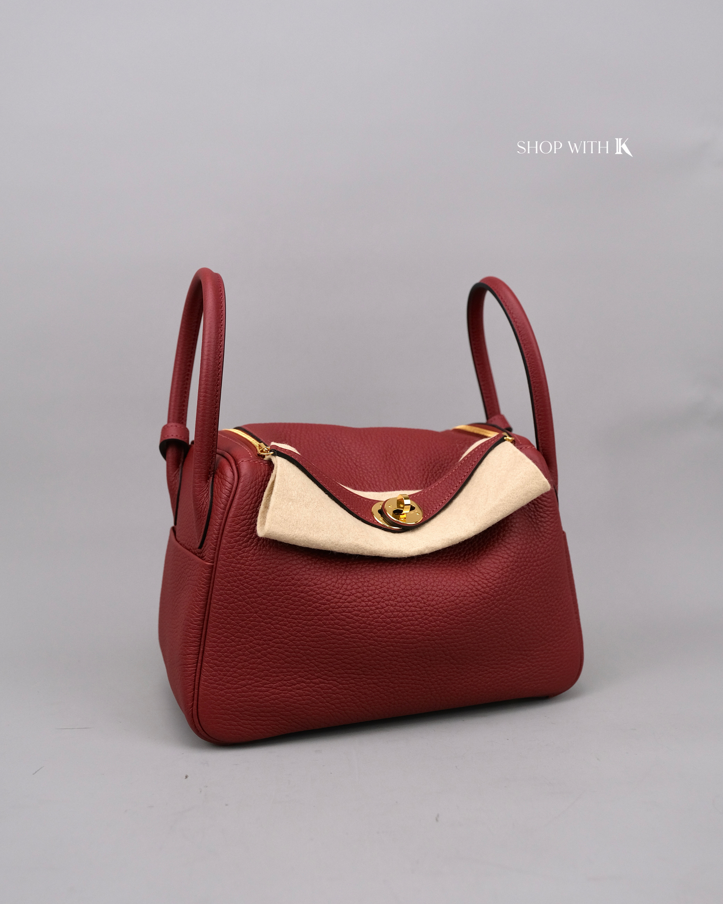 Hermes Lindy 26 Rouge Grenat GHW