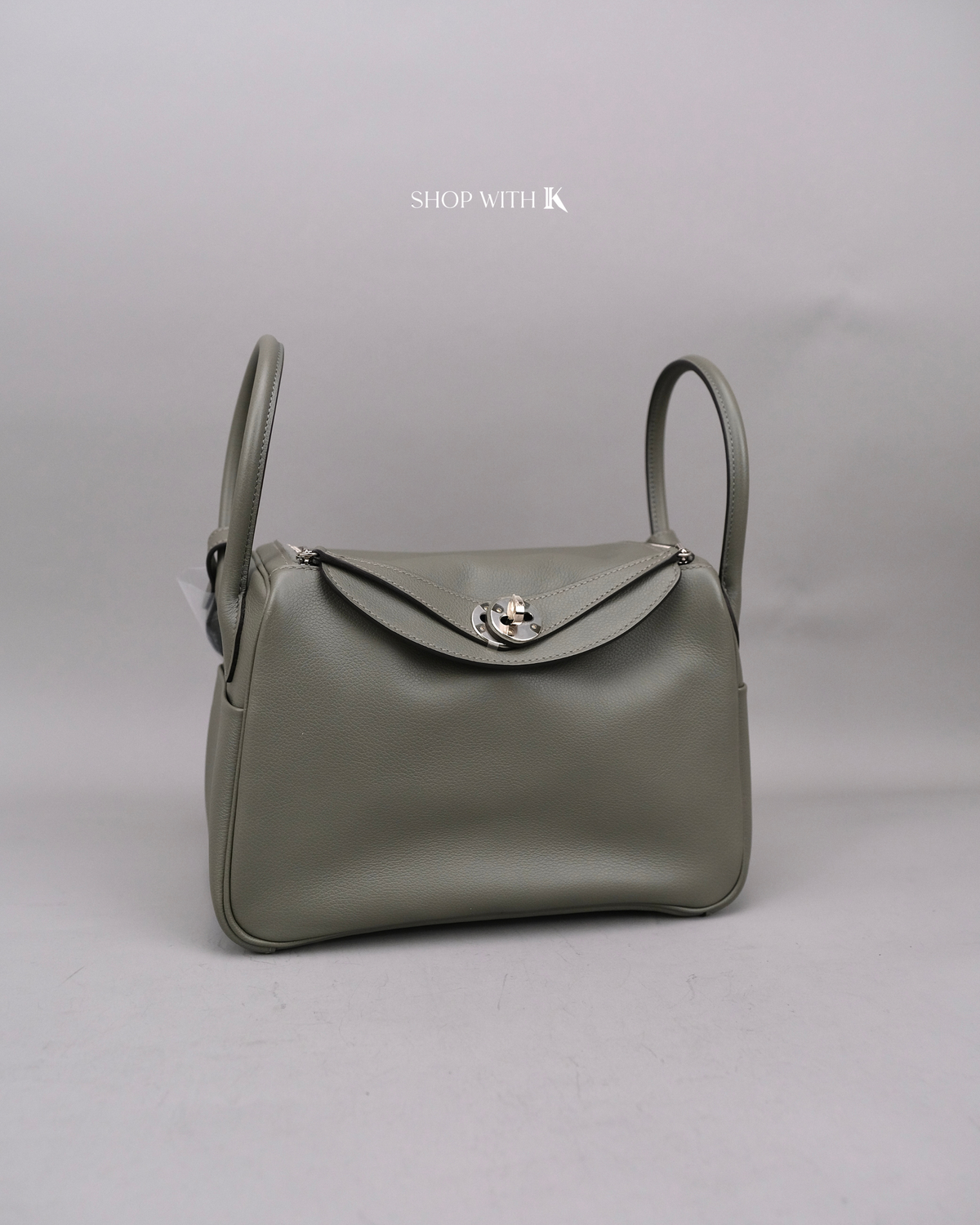 Hermes Lindy 26 Gris Misty PHW