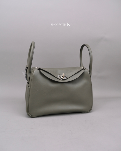 Hermes Lindy 26 Gris Misty PHW