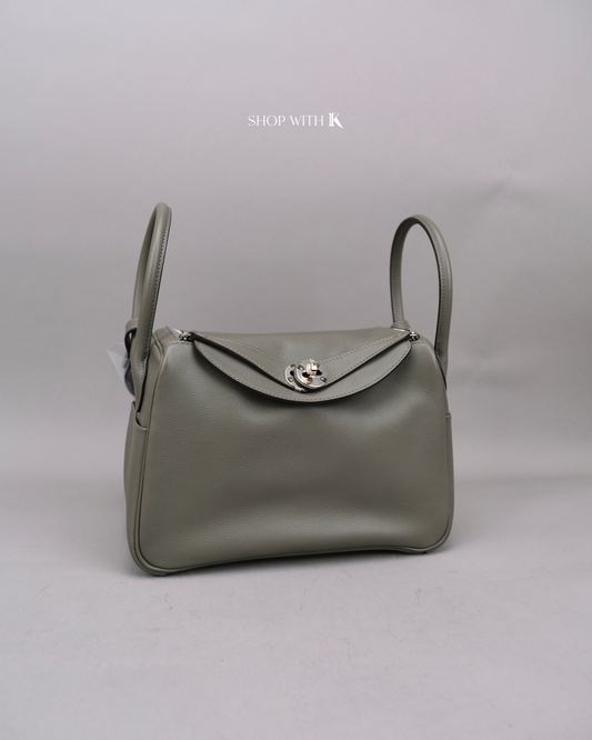 Hermes Lindy 26 Gris Misty PHW