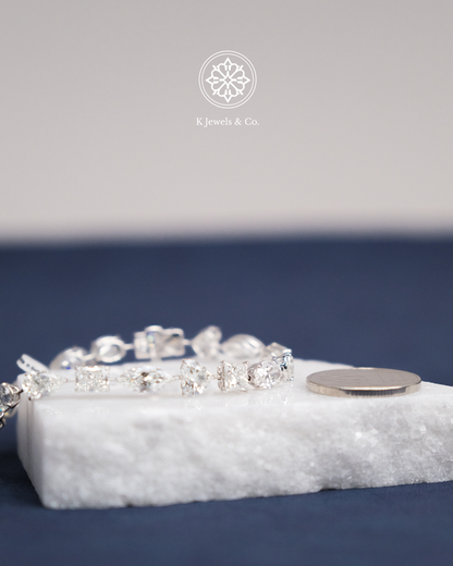 Multishape Diamond Bracelet w/ GIA